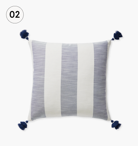 Beach Stripe Pillow, Serena & Lily - 