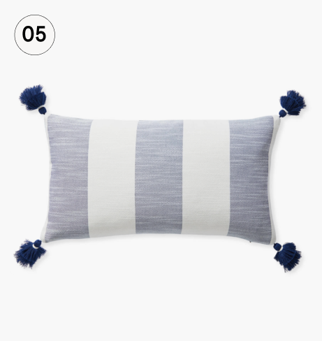 Beach Stripe Pillow, Serena & Lily - 