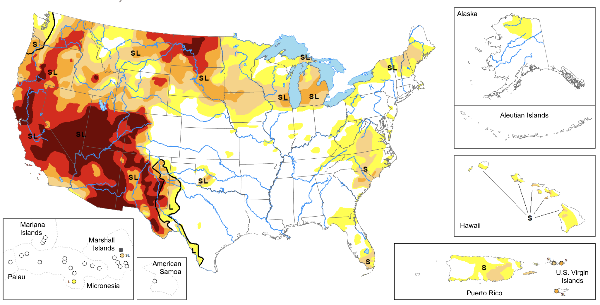 Source: U.S. Drought Monitor for June 2021